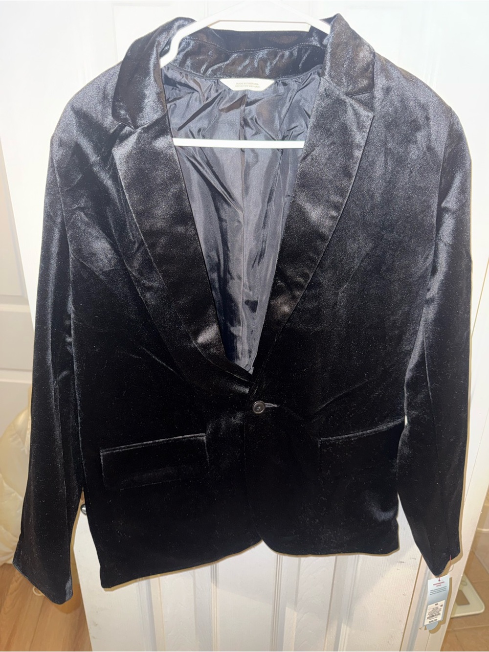 Cat & Jack Black Velvet Blazer for Kids